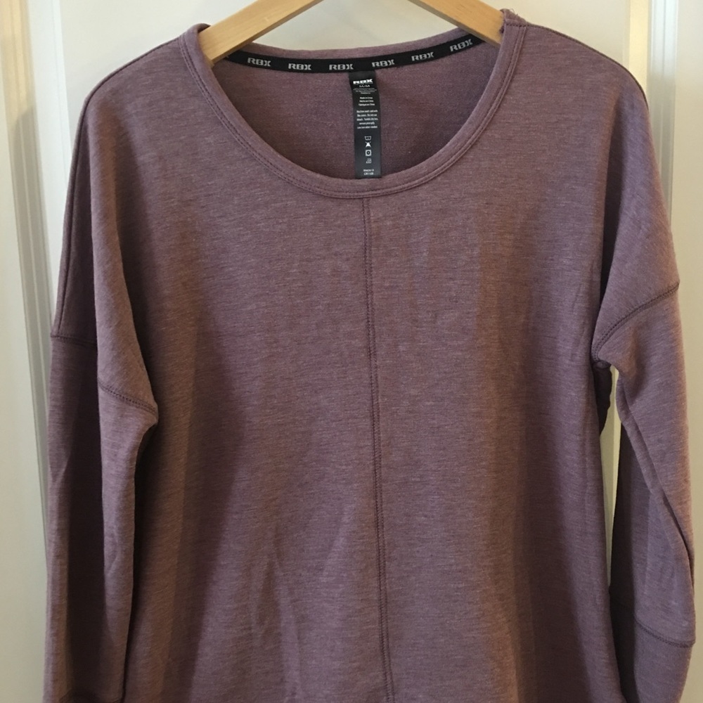 Athleisure top- Mauve color